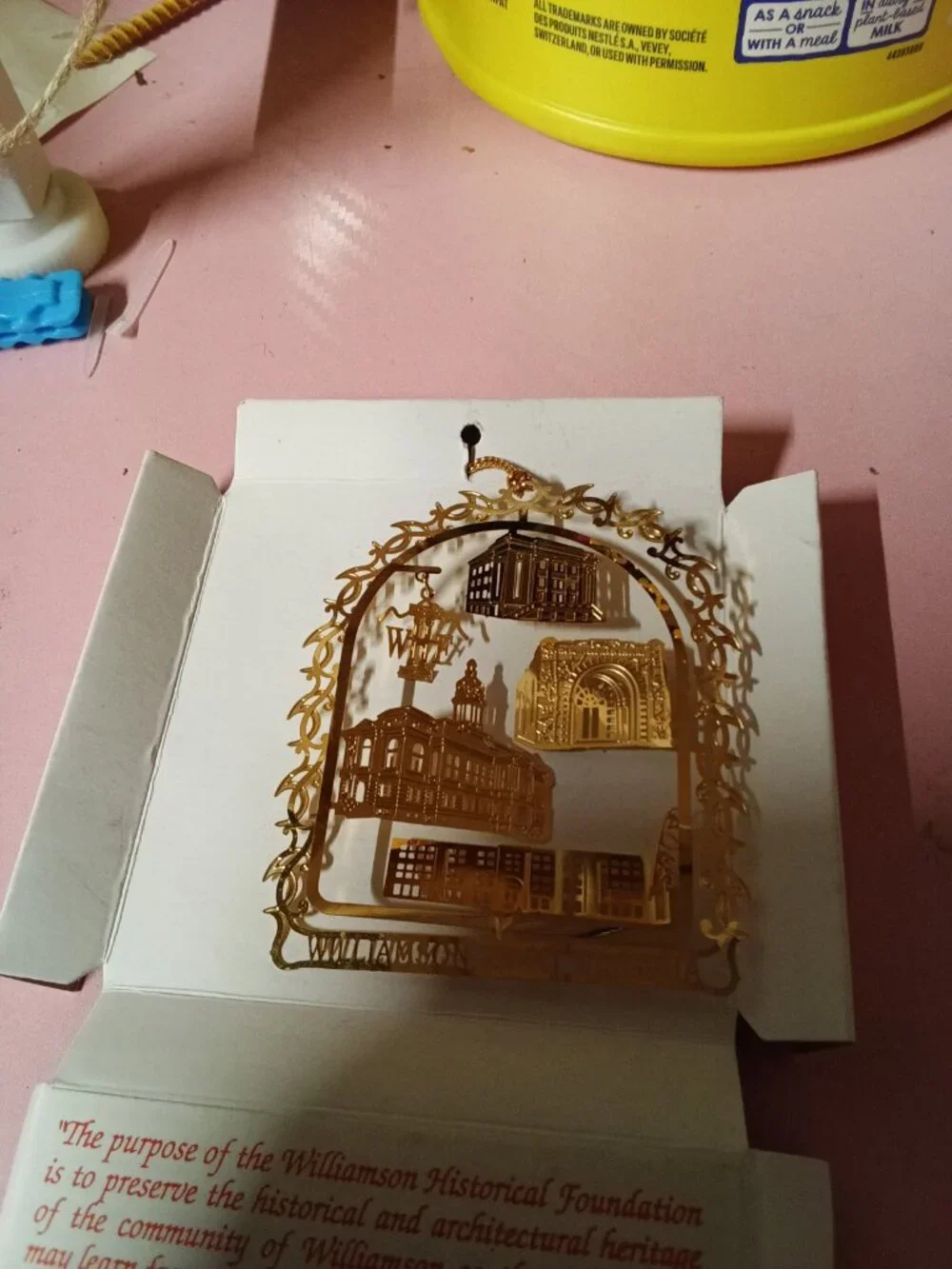 Williamson Historical Foundation Ornament - Nations Treasure